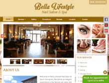 Tablet Screenshot of bellaannapolis.com